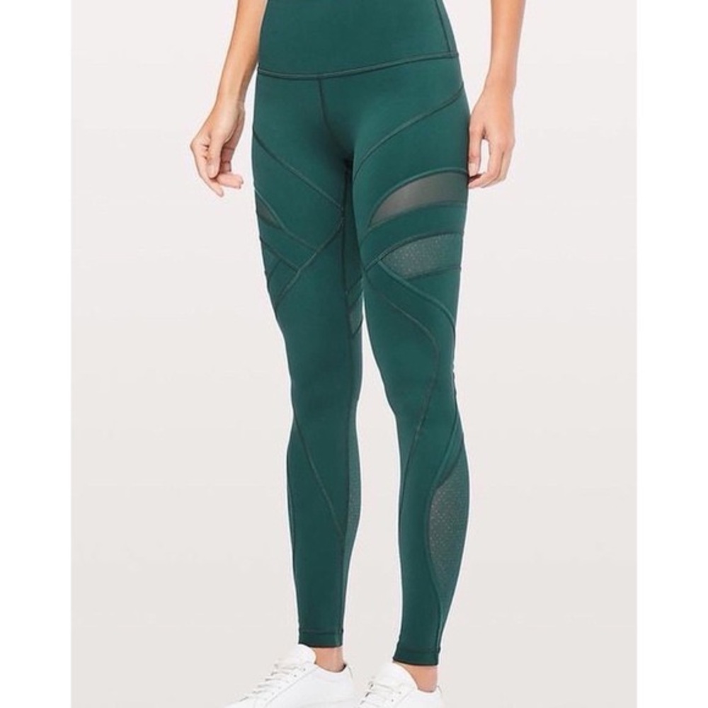 Lululemon Wunder Under hi rise Mesh sz 6
